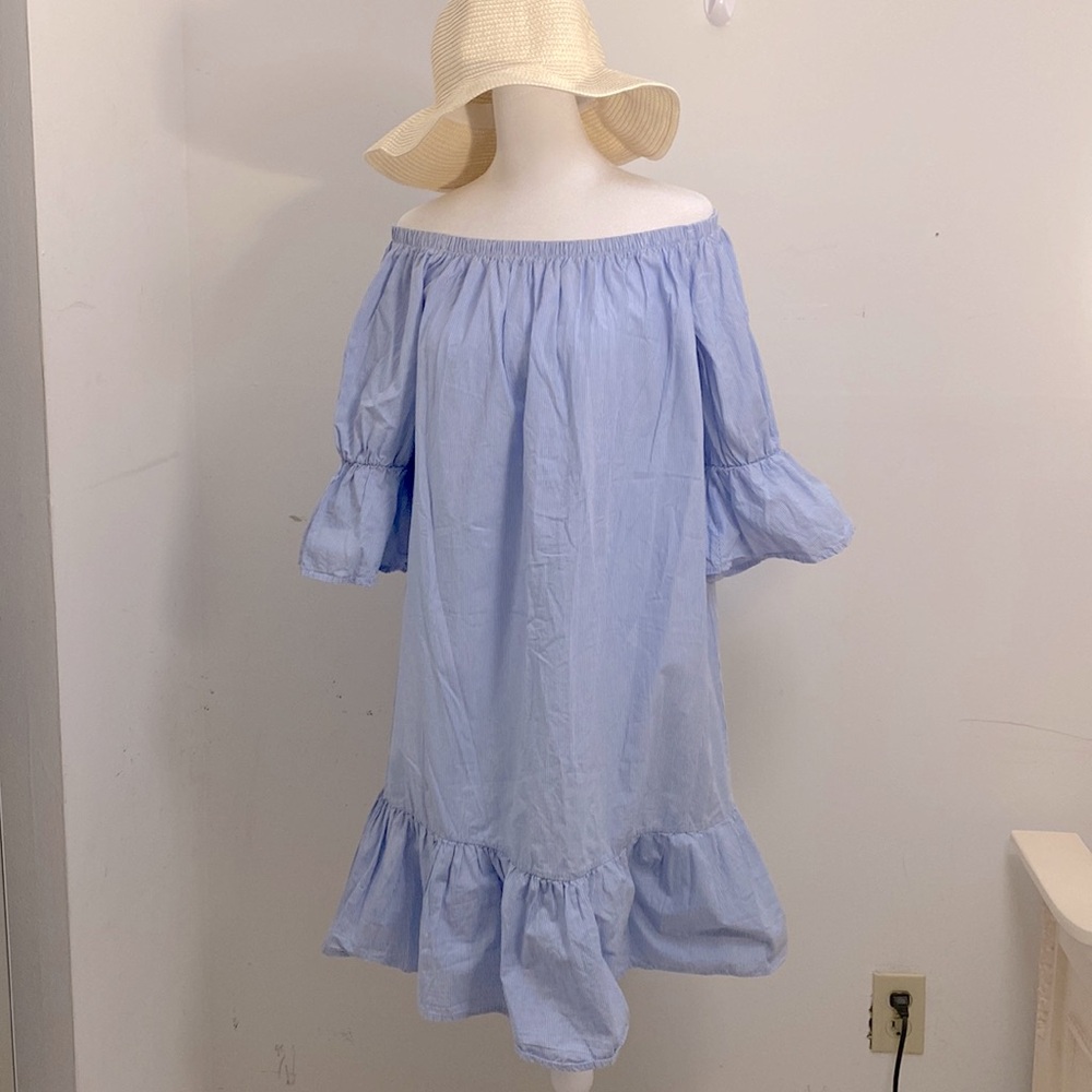 Love In | Cotton Off the Shoulder Dress